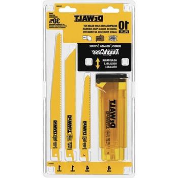 往复锯片| Dewalt DW4898 10片双金属往复锯片组